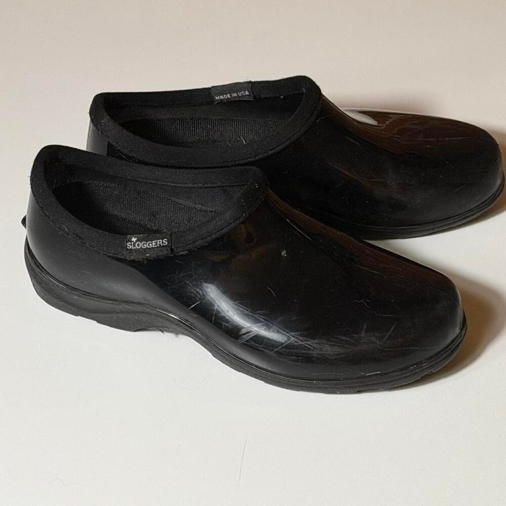 Sloggers black waterproof garden clogs